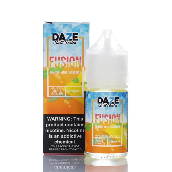 7 Daze Fusion TFN Salt – Orange Yuzu Tangerine ICED – 30ml