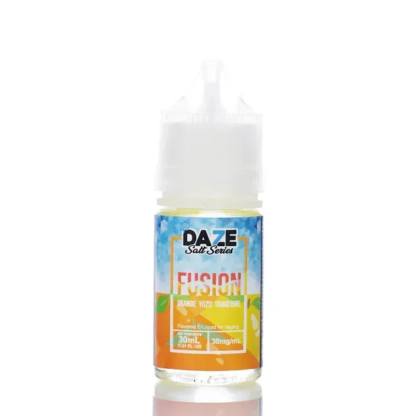 7 Daze Fusion TFN Salt – Orange Yuzu Tangerine ICED – 30ml - Image 2