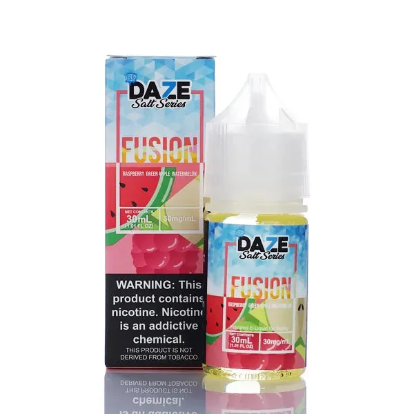 7 Daze Fusion TFN Salt – Raspberry Green Apple Watermelon ICED – 30ml