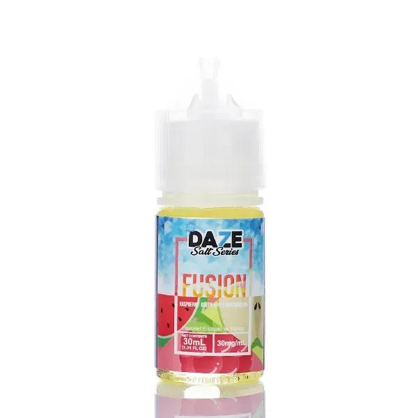 7 Daze Fusion TFN Salt – Raspberry Green Apple Watermelon ICED – 30ml - Image 2
