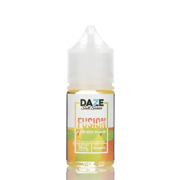 7 Daze Fusion TFN Salt – Yellow Green Red Mango – 30ml - Image 2