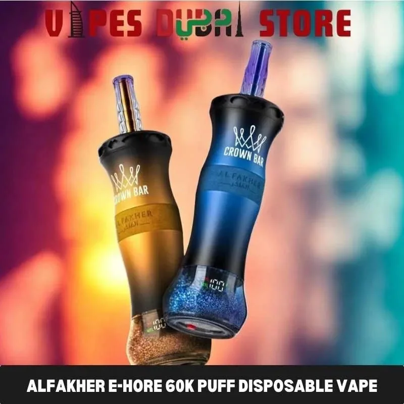 Al Fakher Crown Bar 60K E Hose 60000 Puffs | 50ml Hookah-Style Disposable Vape | Rechargeable