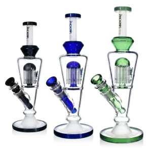 Armillary Percolator Bong - 12in