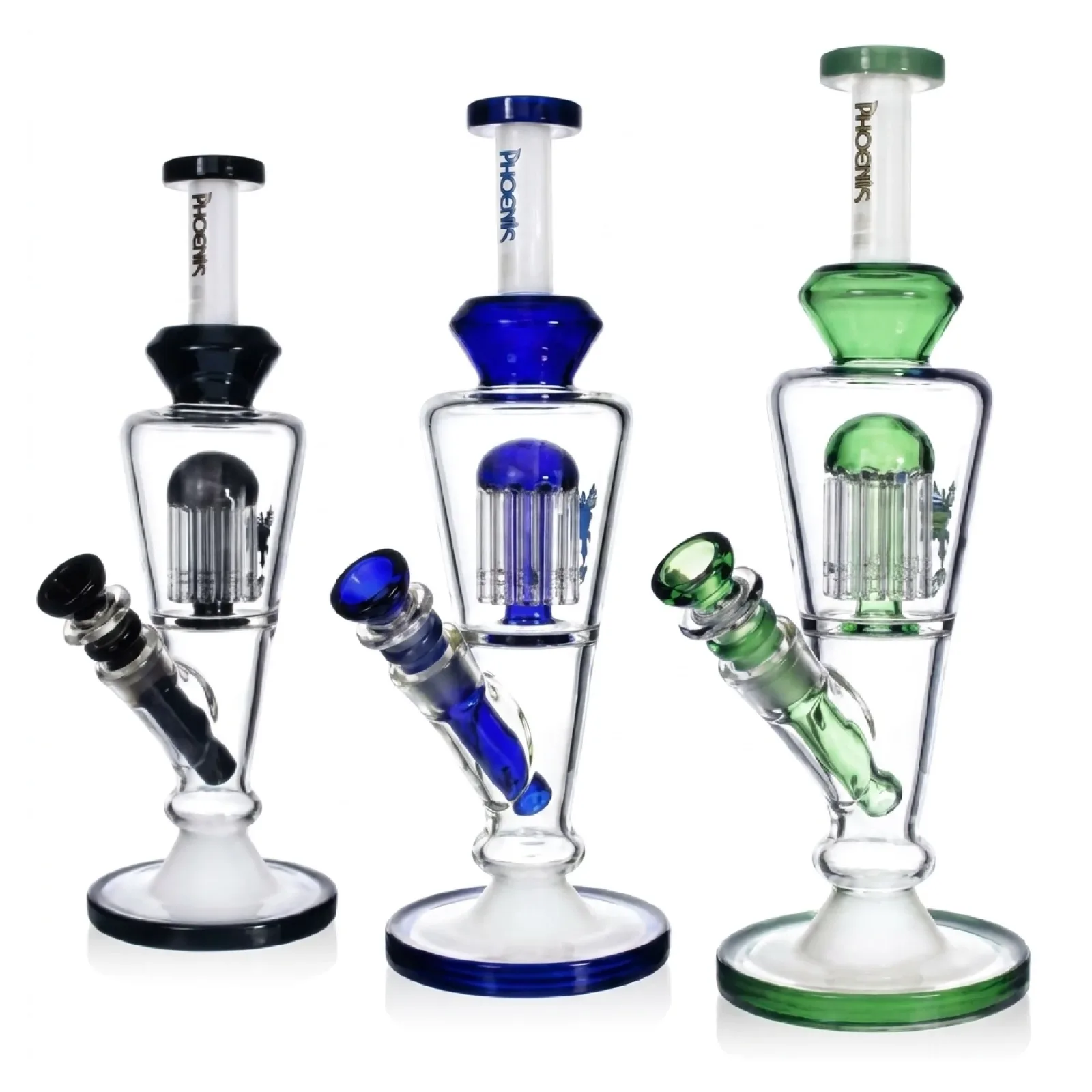 Armillary Percolator Bong - 12in