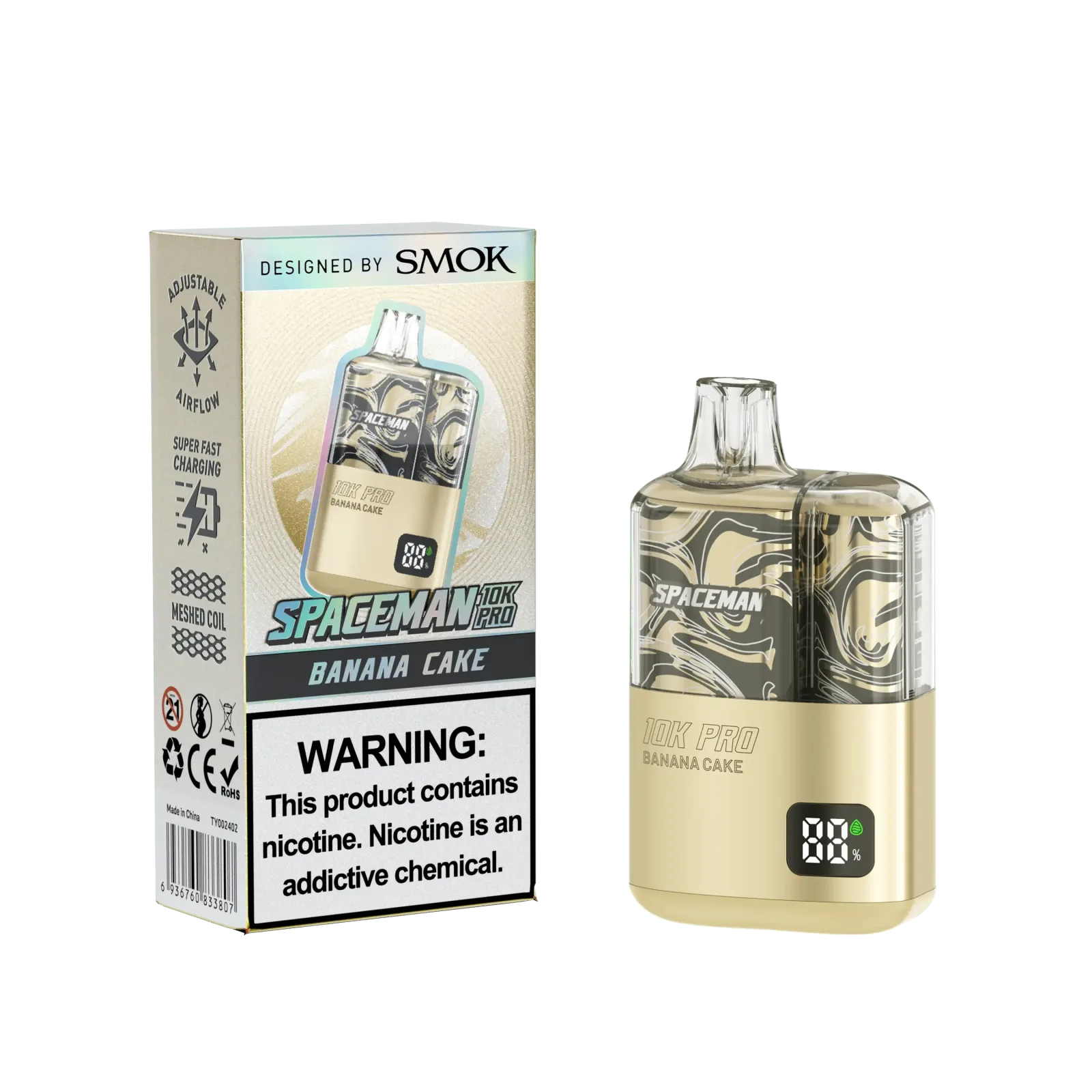 Banana Cake - Spaceman 10K Pro Disposable