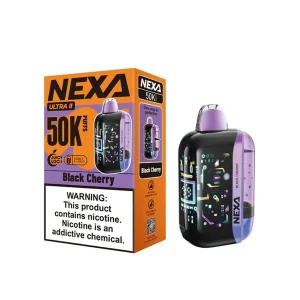 Black Cherry Nexa Ultra II 50K Puffs Disposable - 20mL