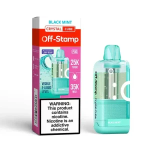 Black Mint - Off-Stamp Crystal Cube 35K Disposable Pod