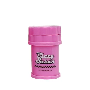 BLAZY SUSAN MINI 4-PIECE PINK HERB SAVER GRINDER