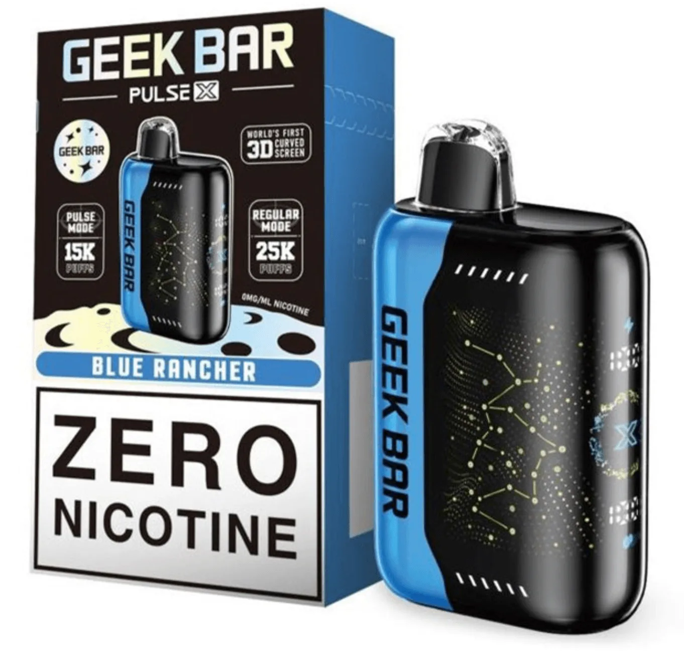 Blue Rancher Geek Bar Pulse X 25K Zero Nicotine