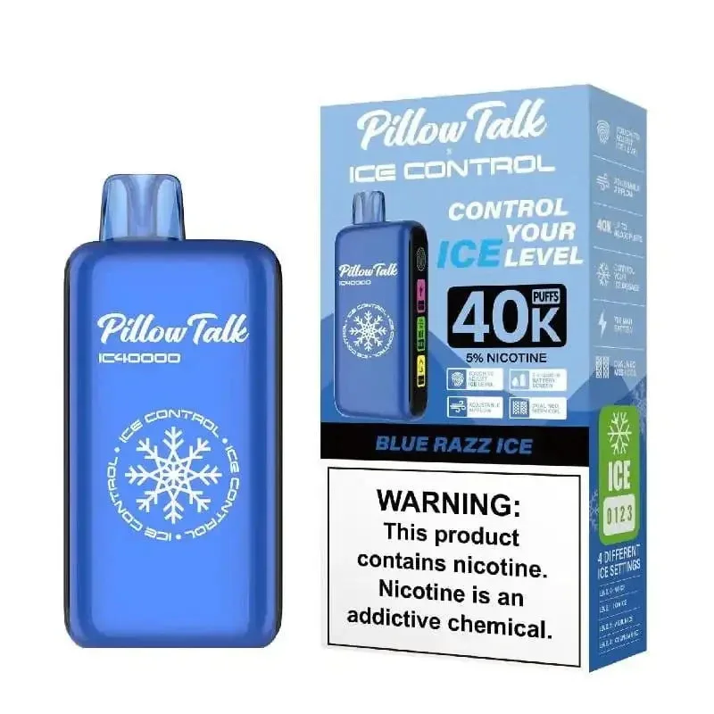 Blue Razz Ice - Pillow Talk Ice Control IC40000 Disposable