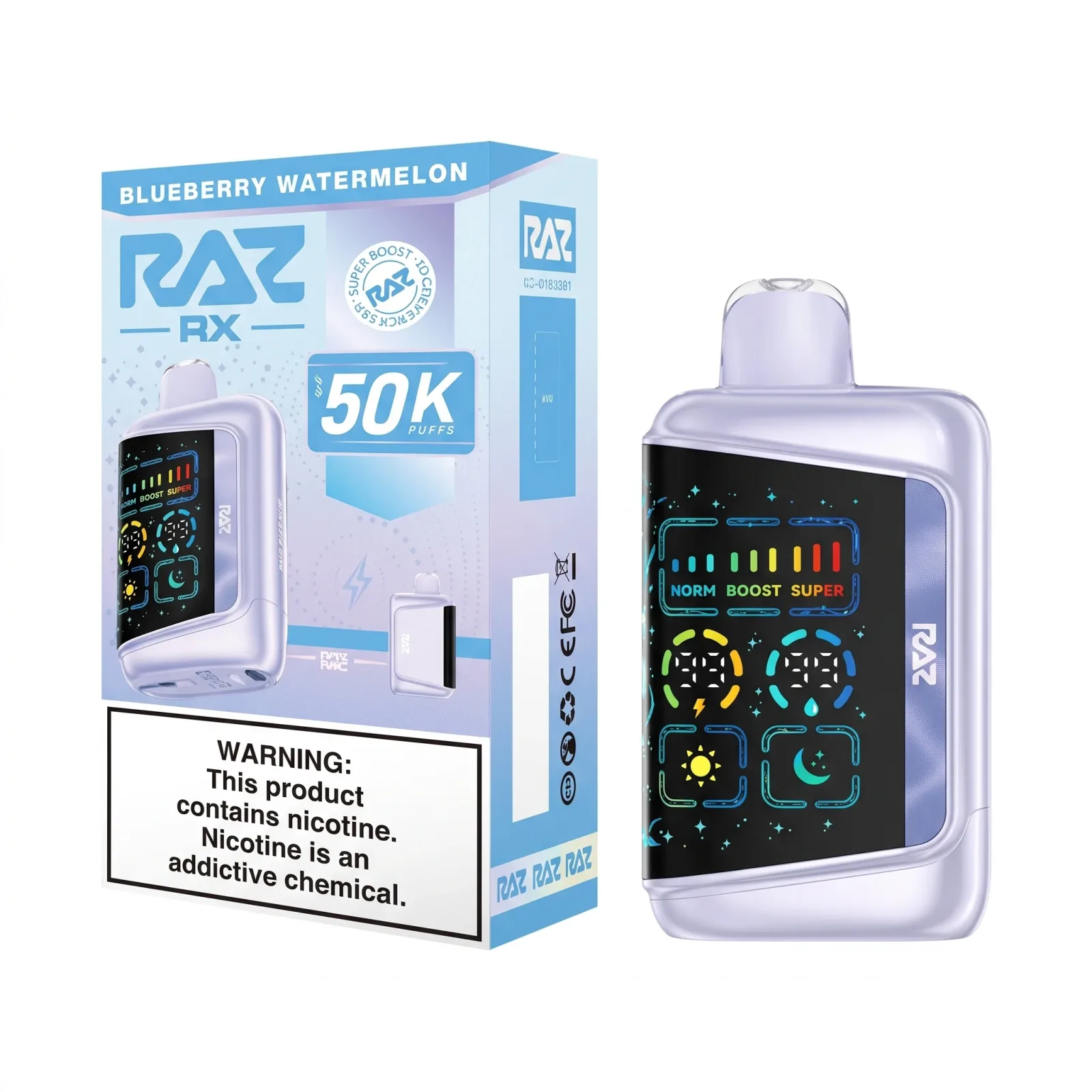 Blueberry Watermelon - RAZ RX 50K Disposable Vape