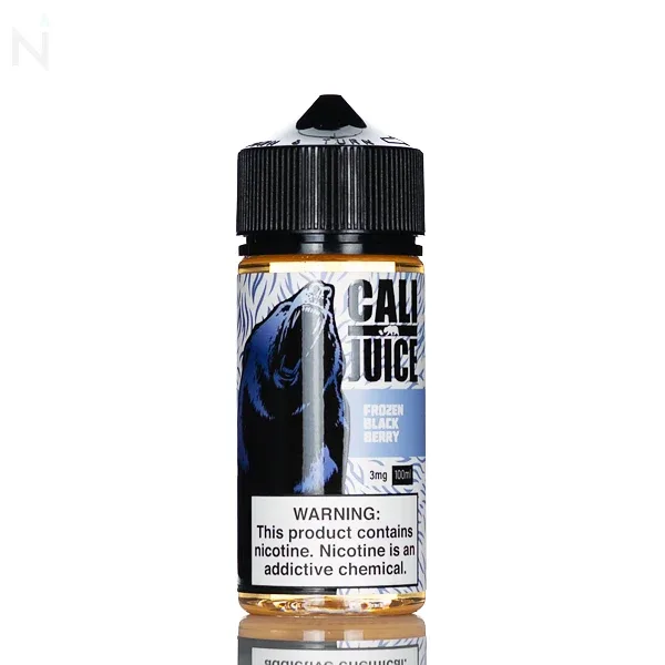 Cali Juice E liquid- Frozen Blackberry - 100mL - Image 2