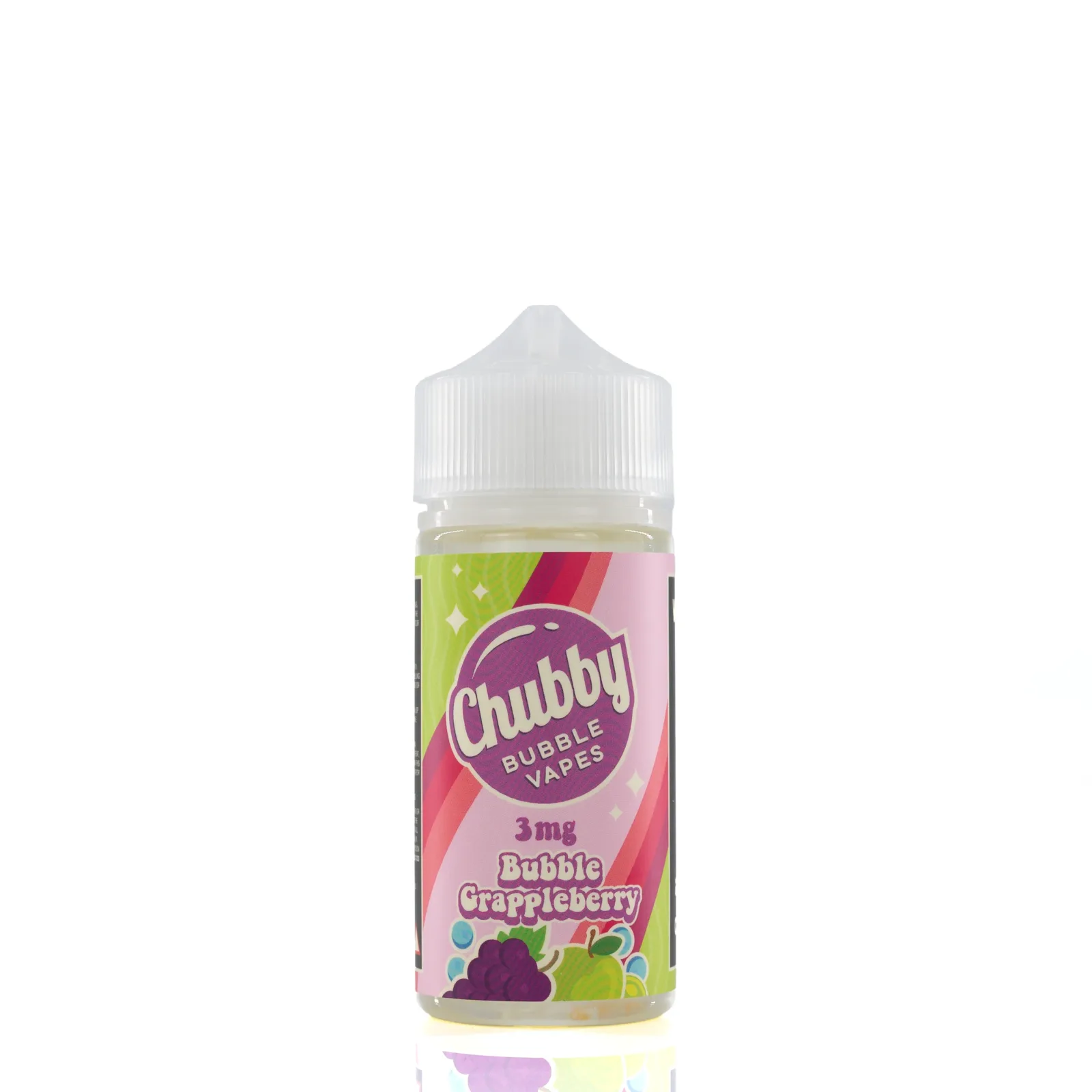 Chubby Bubble Vapes - Bubble Grappleberry - 100ml - Image 2