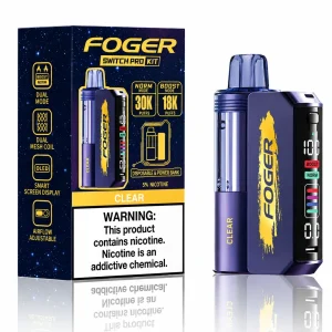 Clear - Foger Switch Pro 30K Disposable Kit