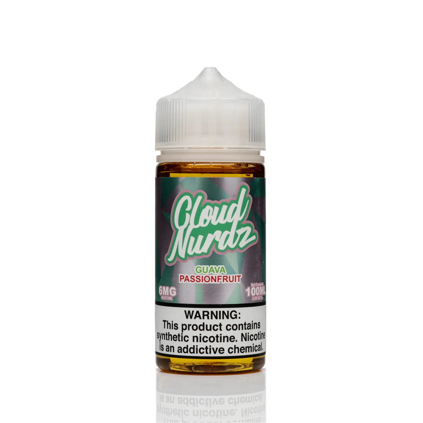 Cloud Nurdz E-Liquid - Guava Passionfruit - 100ml - Image 2