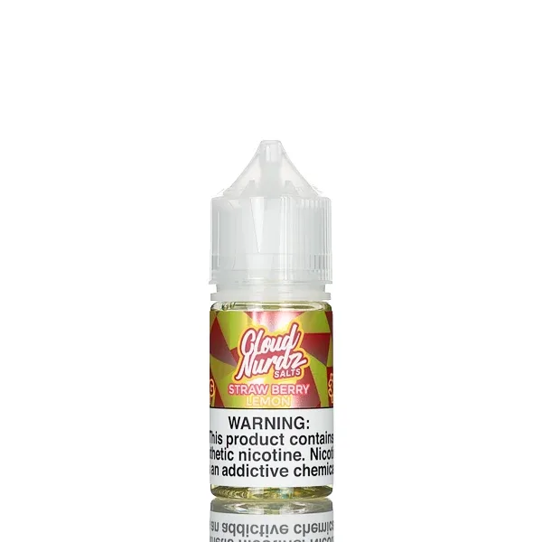 Cloud Nurdz Salts E-Liquid - Strawberry Lemon - 30mL - Image 2