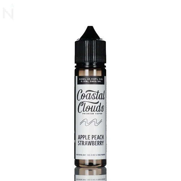 Coastal Clouds E-Liquid - Apple Peach Strawberry - 60mL - Image 2