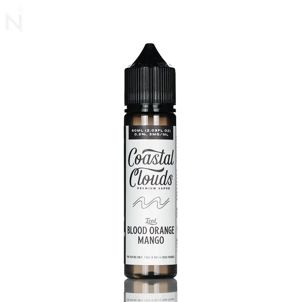 Coastal Clouds E-Liquid - Blood Orange Snow Cone Iced (Iced Blood Orange Mango) - 60mL - Image 2
