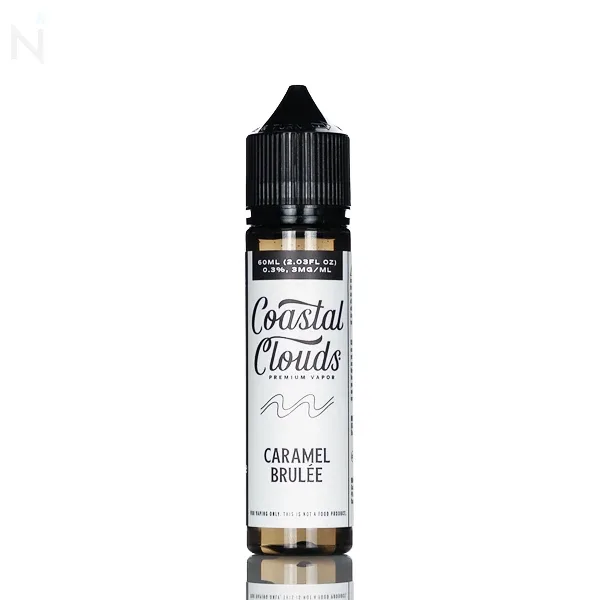 Coastal Clouds E-Liquid - Caramel Brulee - 60ml - Image 2