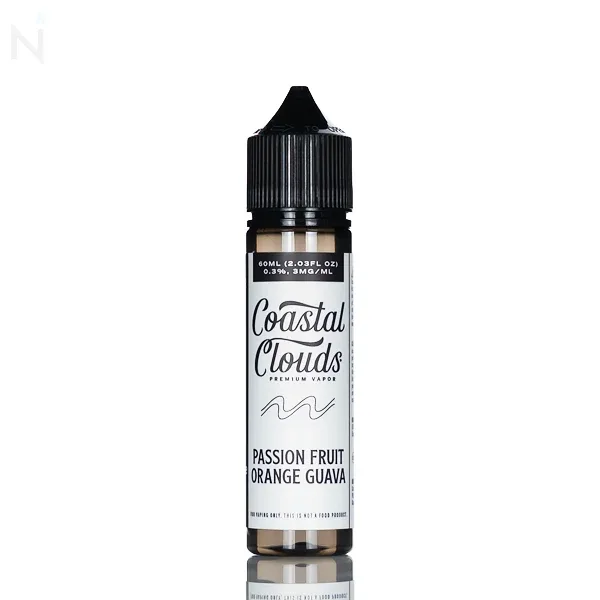 Coastal Clouds E-Liquid - Passionfruit Orange Guava - 60mL - Image 2