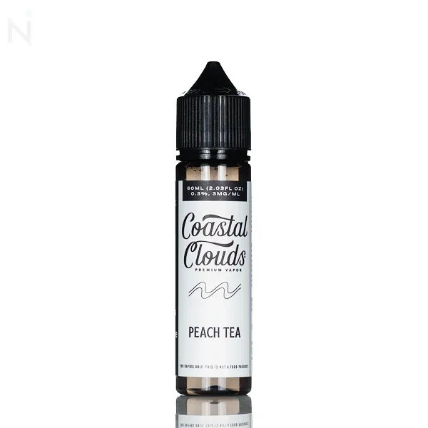 Coastal Clouds E-Liquid - Peach Tea - 60mL - Image 2