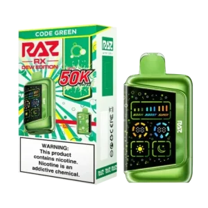 Code Green - RAZ RX 50K Dew Edition Disposable Vape