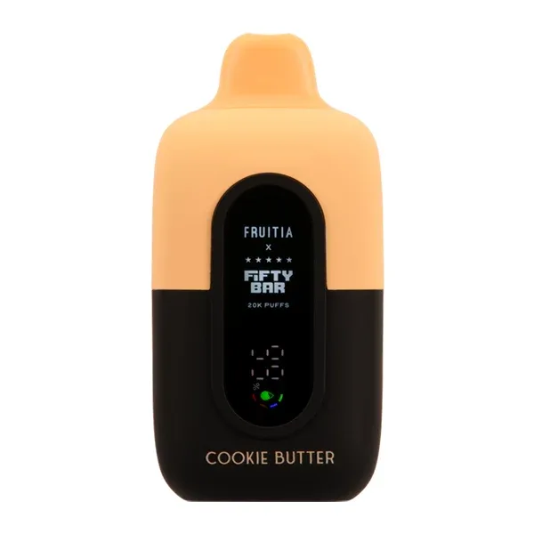 Cookie Butter FRUITIA X Fifty Bar 20K - America’s Trusted Online Vape Store