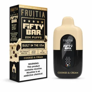 Cookies &amp; Cream - Fifty Bar 20K Disposable Vape