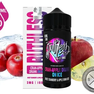 Cran Apple Drank on ICE By Ruthless Vapor 100ml
