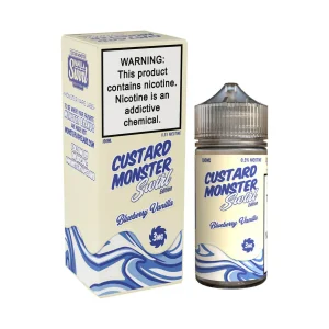Custard Monster Swirl Blueberry Vanilla eJuice - Breazy