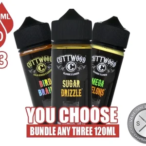 Cuttwood E-Juice Bundle 3x120ml (360ml)