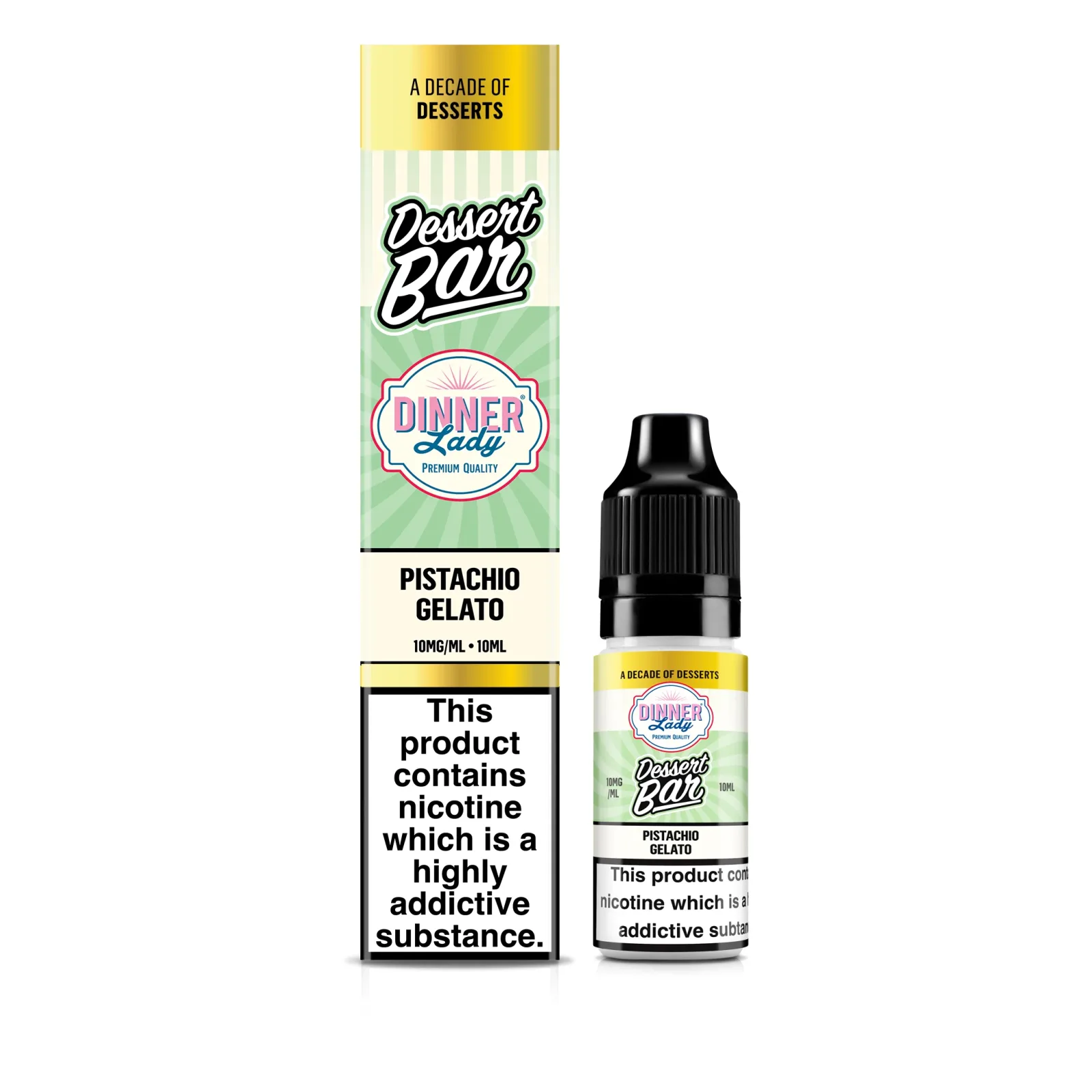 Dinner Lady Dessert Bar – Pistachio Gelato Bar Salt E-Liquid - Image 2