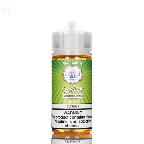 Dinner Lady E-Liquid - Apple Crumble Custard - 100ml - Image 2