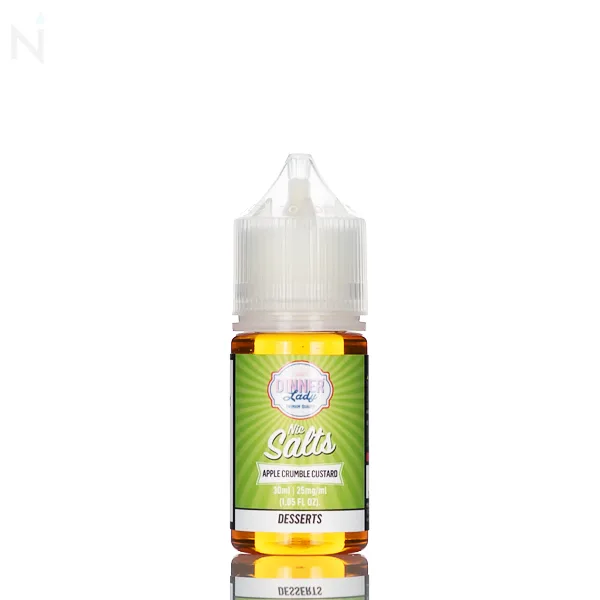Dinner Lady Salt – Apple Crumble Custard – 30ml - Image 2