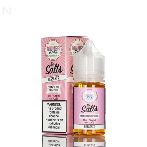 Dinner Lady Salt – Strawberry Macaroon – 30ml