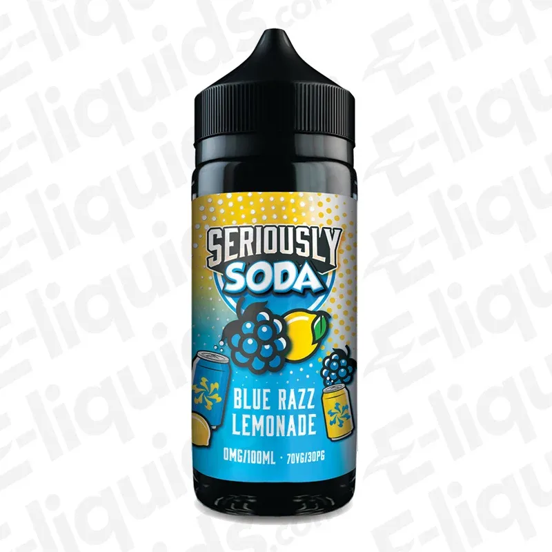 Doozy Vape Co Blue Razz Lemonade Seriously Soda 100ml Shortfill Vape Juice