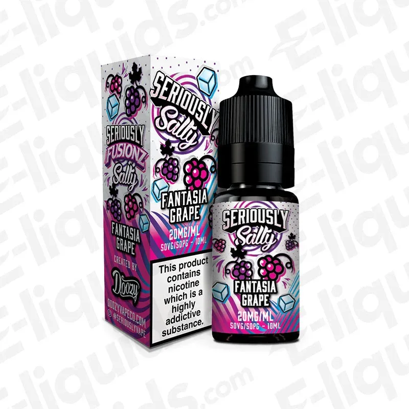 Doozy Vape Co Fantasia Grape Seriously Fusionz Nic Salt