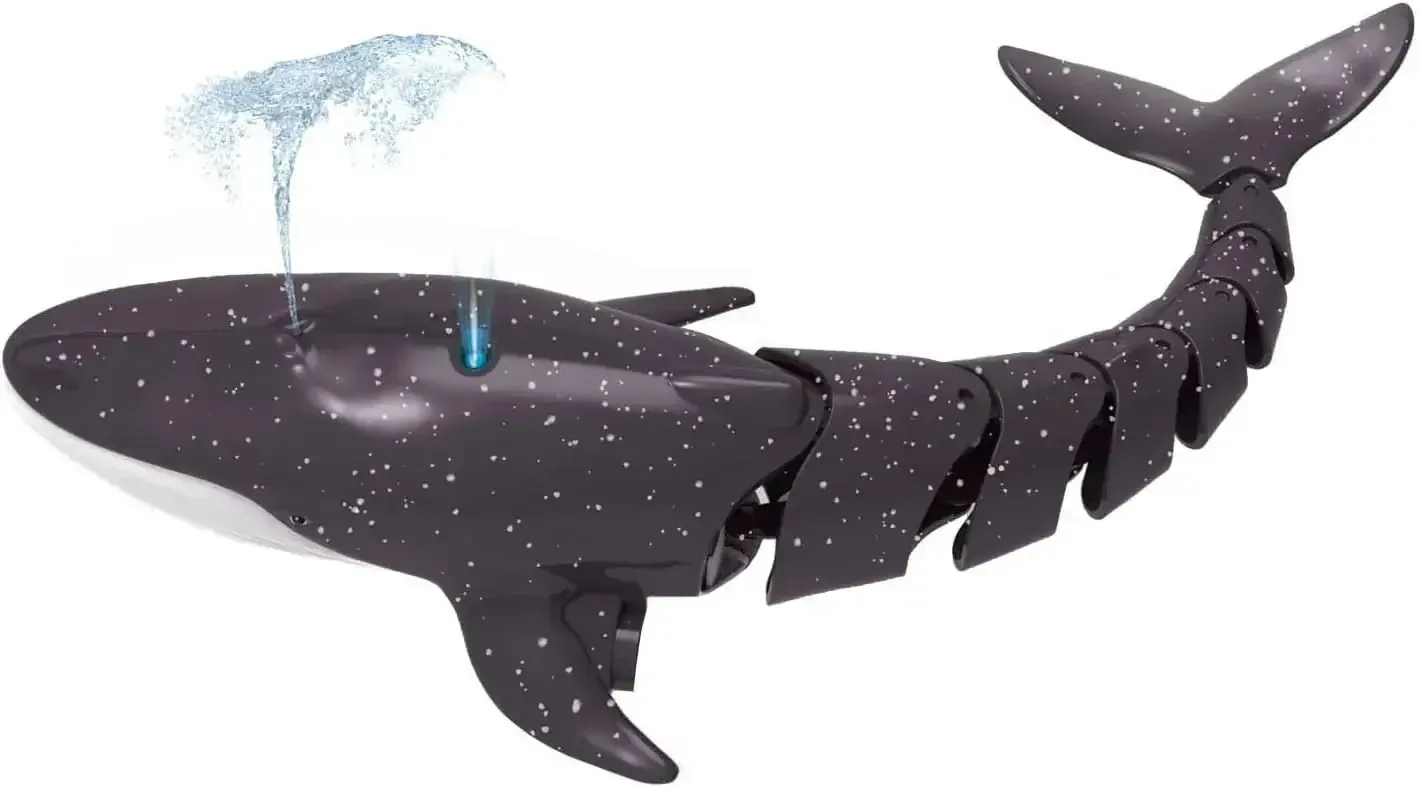 Doyusha 24GHz Black Electric Radio Controlled Whale Toy