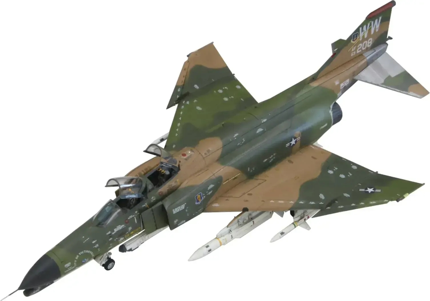 FineMolds 1/72 F4G Wild Weasel SEA Camo Scale Model Kit