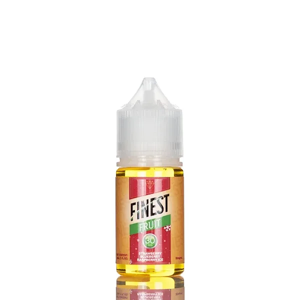 Finest Salt Nic - Fruit Edition - Strawberry Blueberry Raspberry Ice - 30mL - Image 2