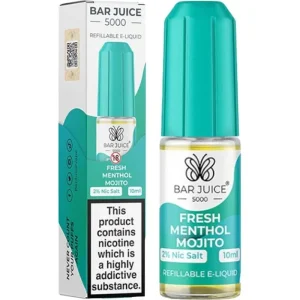 Fresh menthol mojito Bar Juice 5000 e-liquid 10ml