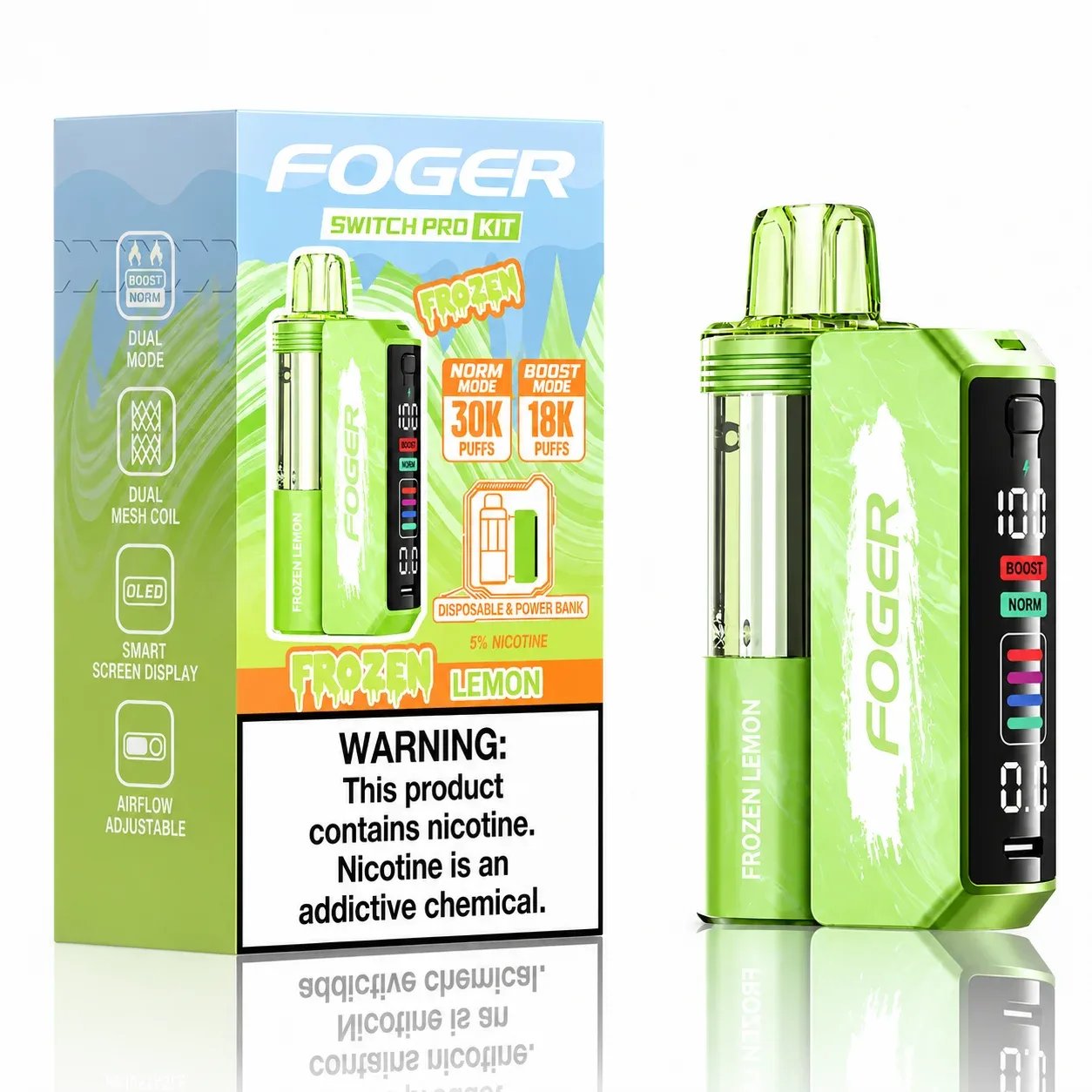 Frozen Lemon - Foger Switch Pro 30K Disposable Kit