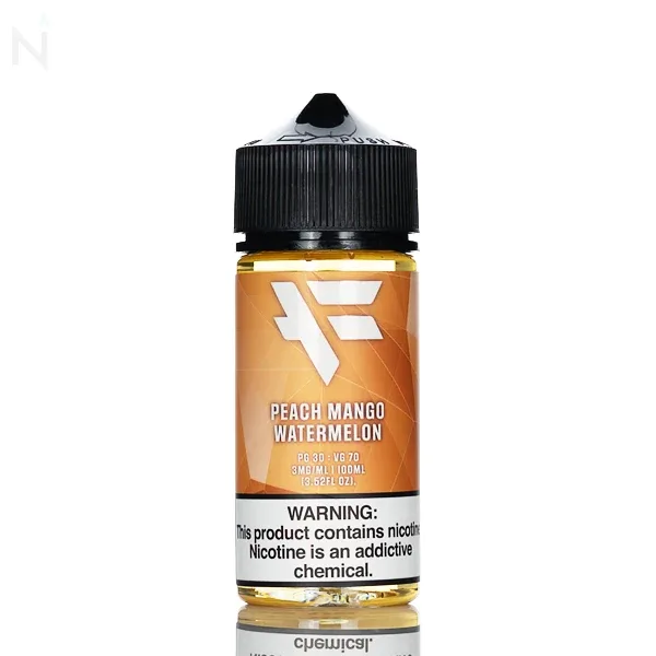 FUYL E-Liquid - Peach Mango Watermelon - 100ml - Image 2