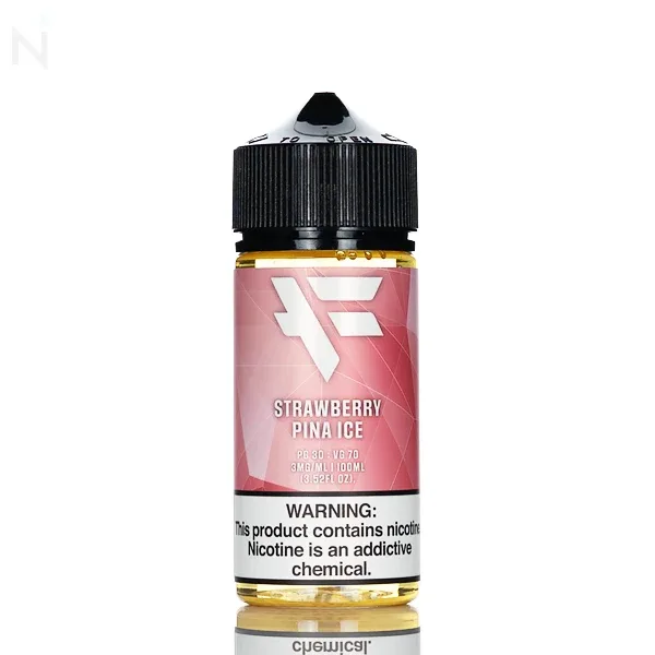 FUYL E-Liquid - Strawberry Pina Ice - 100ml - Image 2