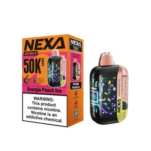 Georgia Peach Nexa Ultra II 50K Puffs Disposable - 20mL