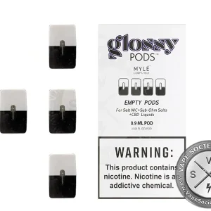 Glossy Myle Compatible Refillable Pods (Pack of 4)