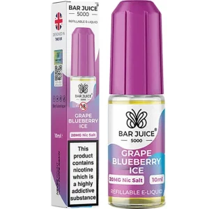 Grape blueberry ice Bar Juice 5000 e-liquid 10ml