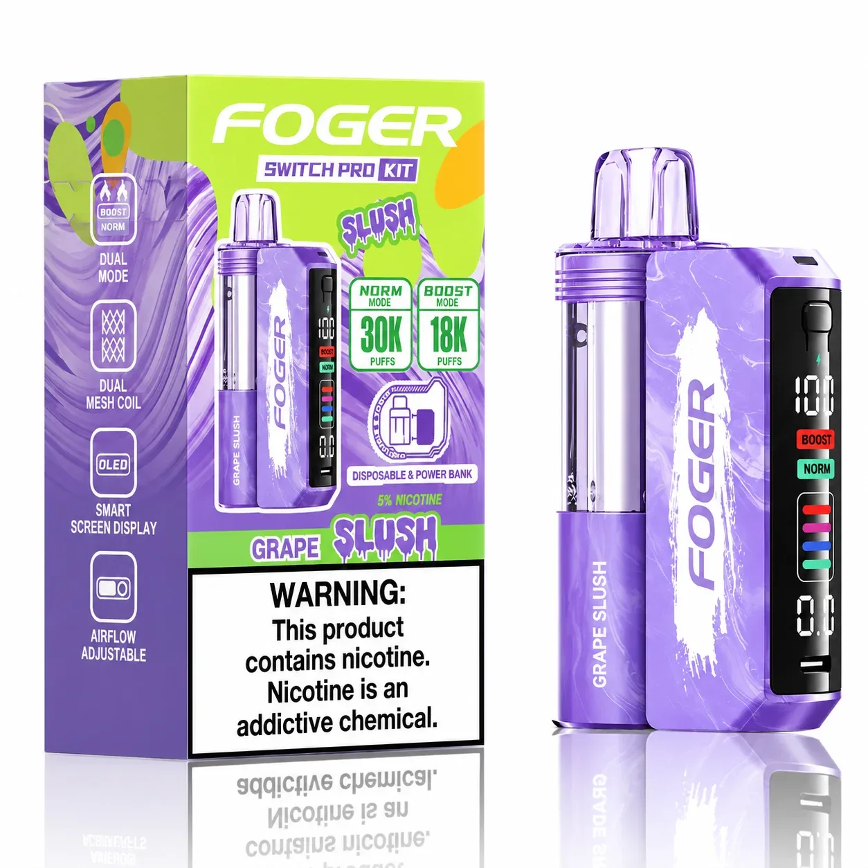 Grape Slush - Foger Switch Pro 30K Disposable Kit
