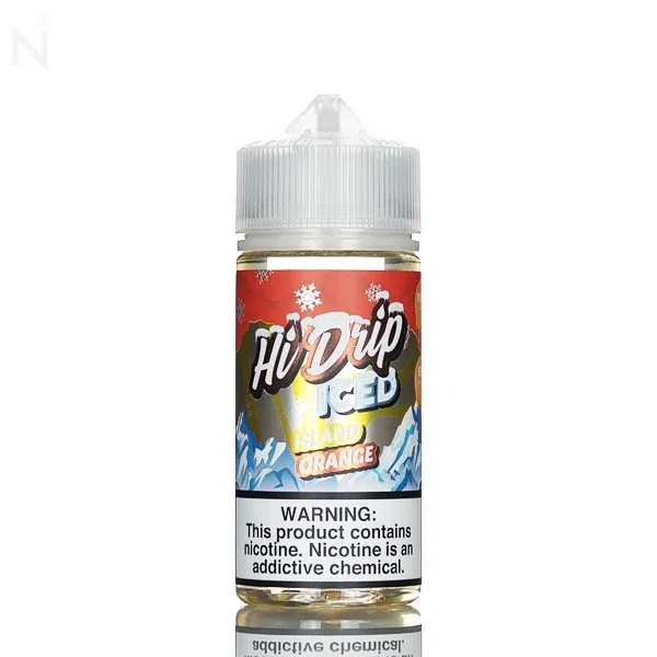Hi Drip E-liquid Iced - Island Orange - 100ml - Image 2