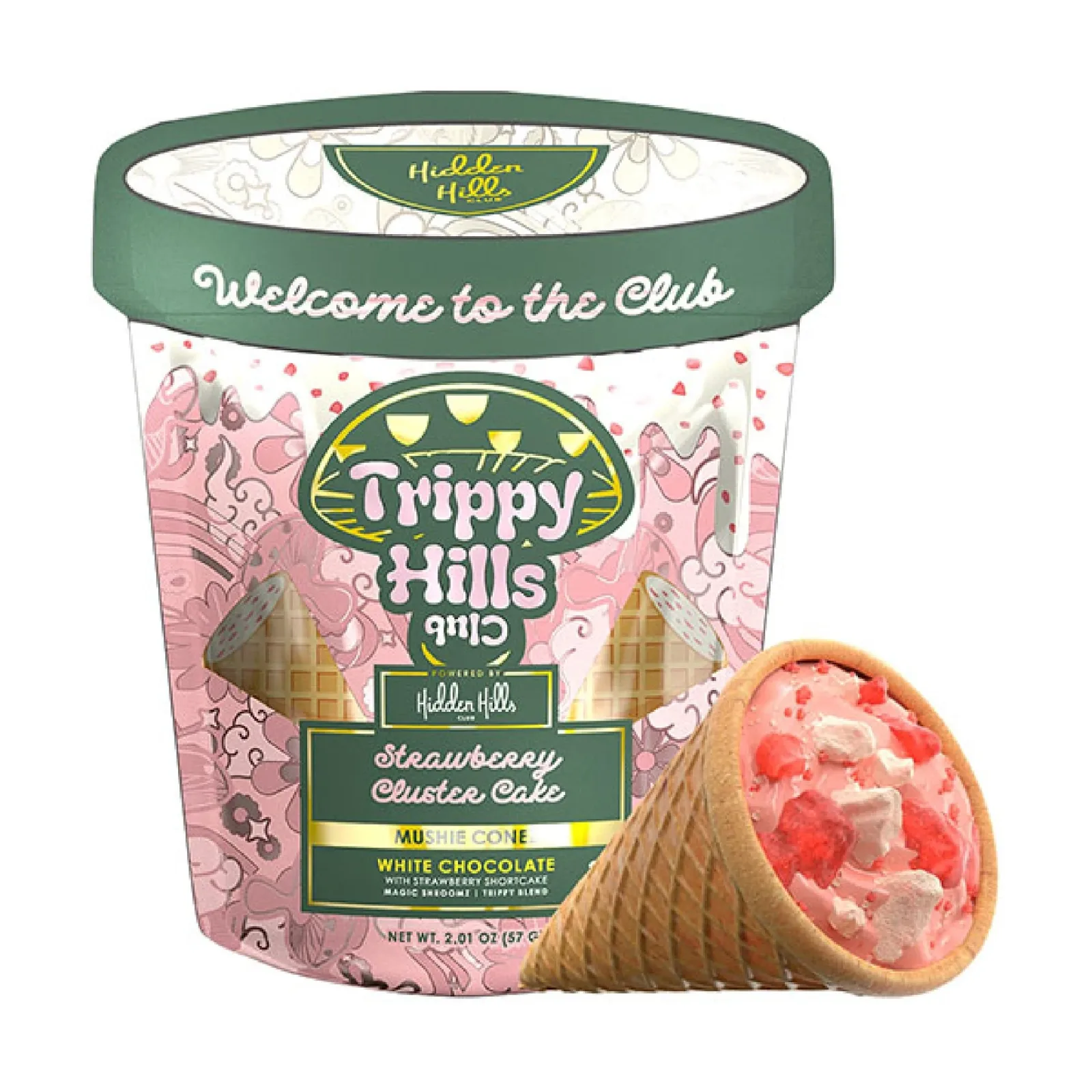 Hidden Hills Clubs Trippy Hills Mushie Conez - 2ct